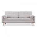 Hudson Sofa Neutral With Wooden Legs