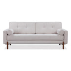 Hudson Sofa Neutral With Wooden Legs