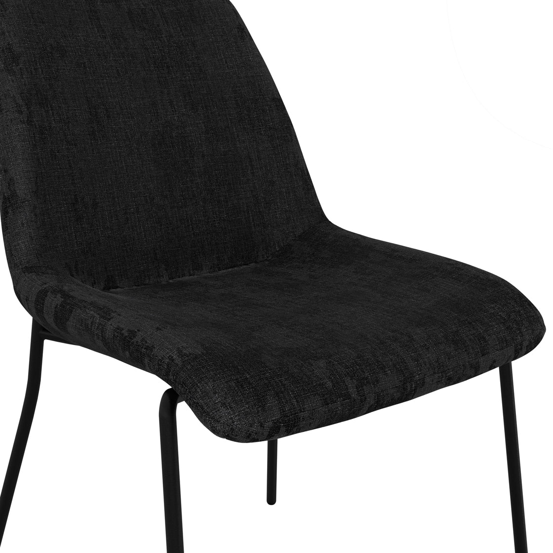 CARLO BLACK / BLACK DINING CHAIR