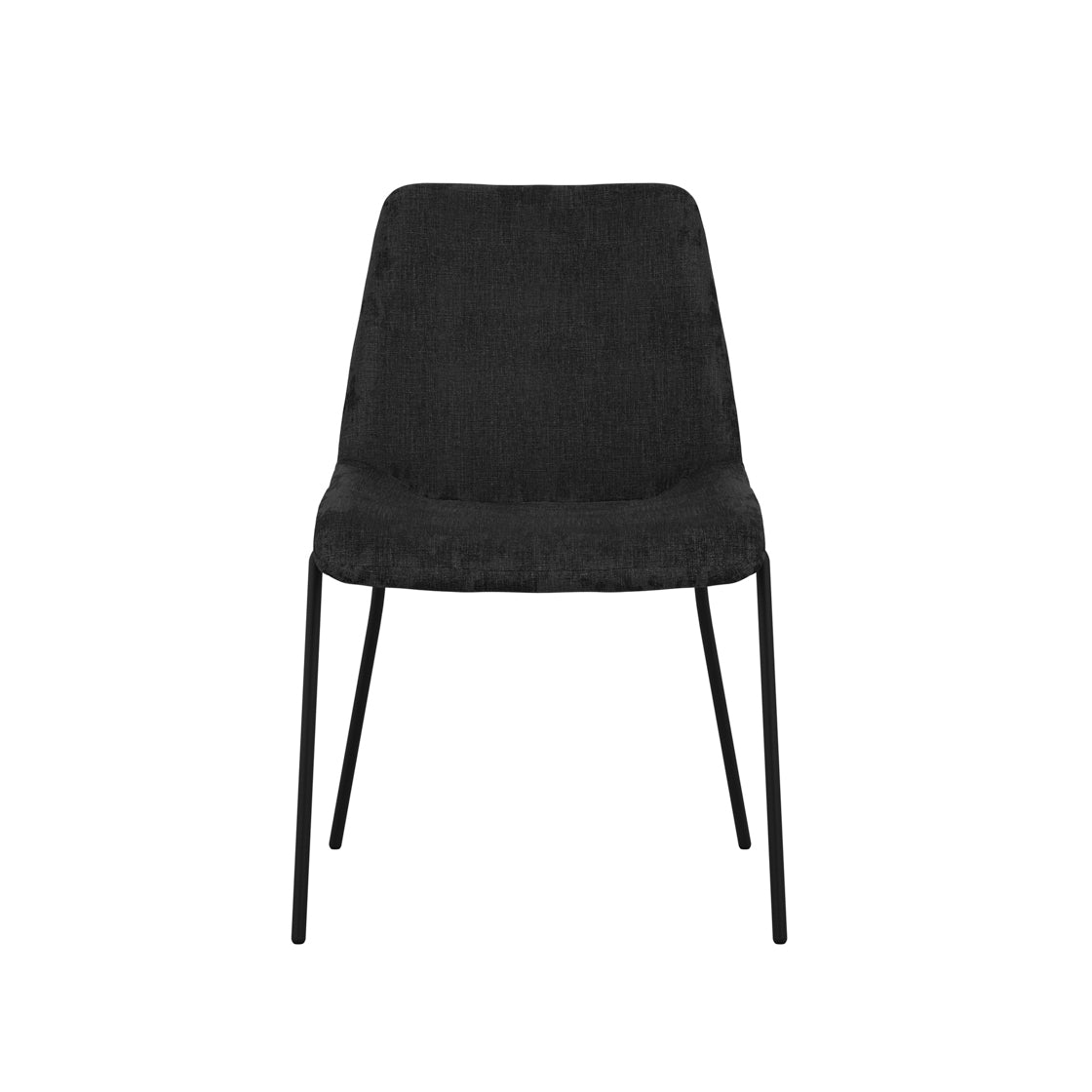 CARLO BLACK / BLACK DINING CHAIR