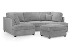 Carnaby Sofa Grey Boucle U Shape Corner