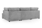 Carnaby Sofa Grey Boucle U Shape Corner