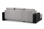 Cimiano Sofabed Black/Grey Right Hand Facing Corner