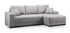 Cimiano Sofabed Grey Right Hand Facing Corner Eastley | Kip | Quercioli | Barete | Metropolitan | Portobello | Aissa Style