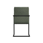 Cleaver Desert Sage and Black Dining Chair with Arms (Set of 2)