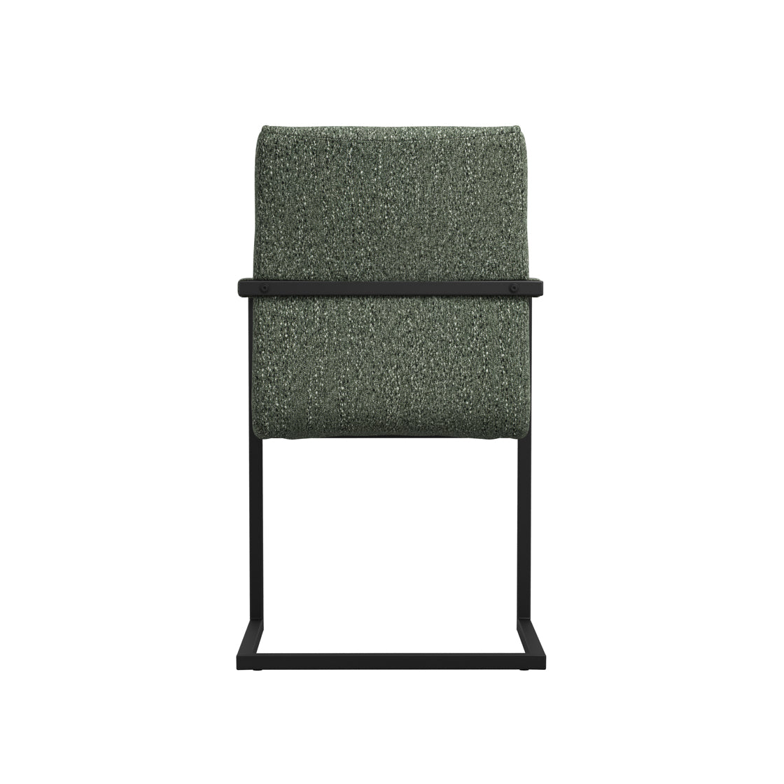 Cleaver Desert Sage and Black Dining Chair with Arms (Set of 2)