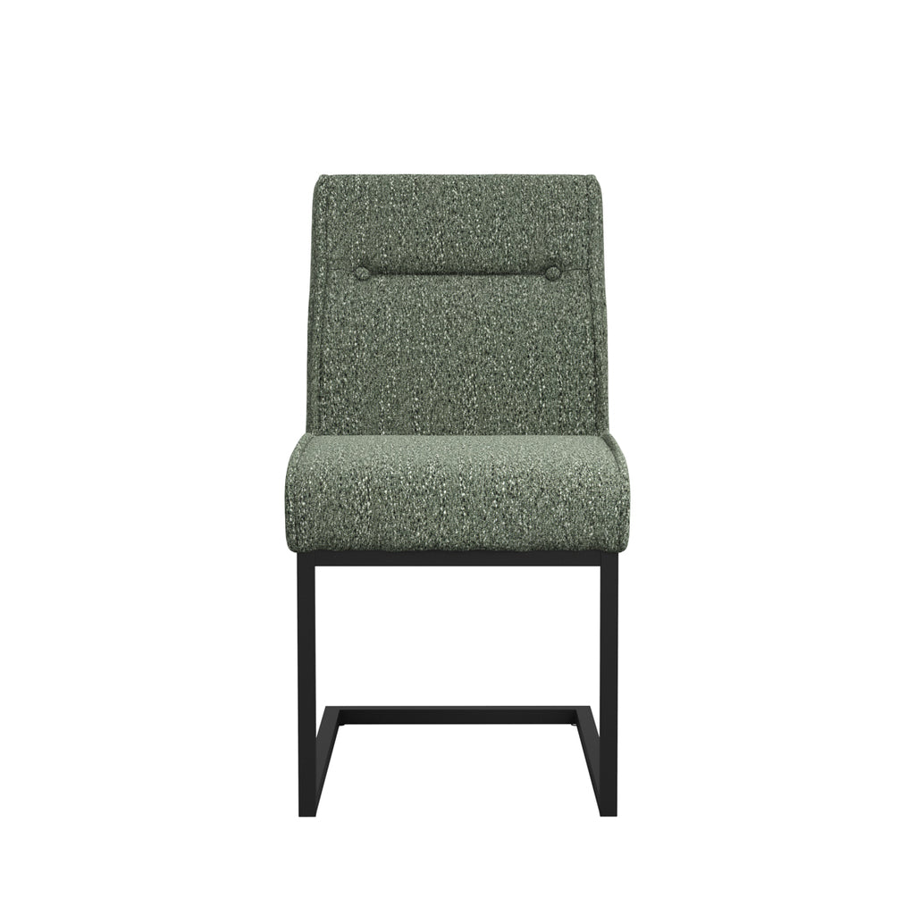 Cleaver Desert Sage and Black Dining Chair (Set of 2)