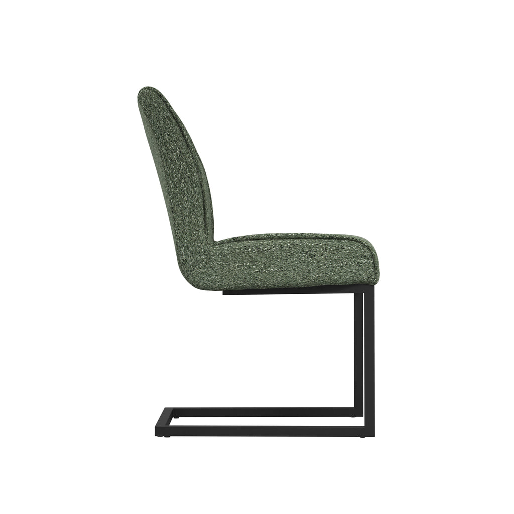 Cleaver Desert Sage and Black Dining Chair (Set of 2)