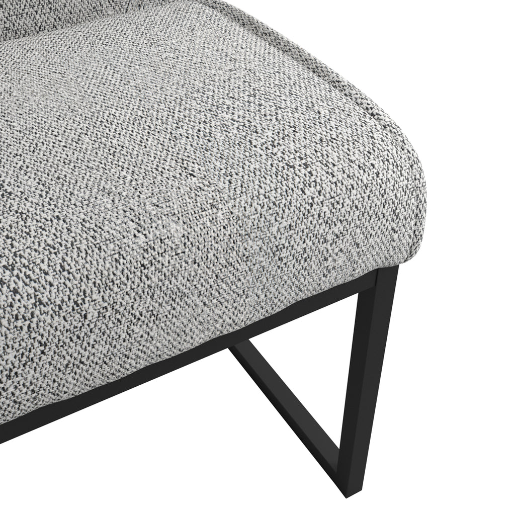 Cleaver Smoked Pearl and Black Dining Chairs (Set Of 2)