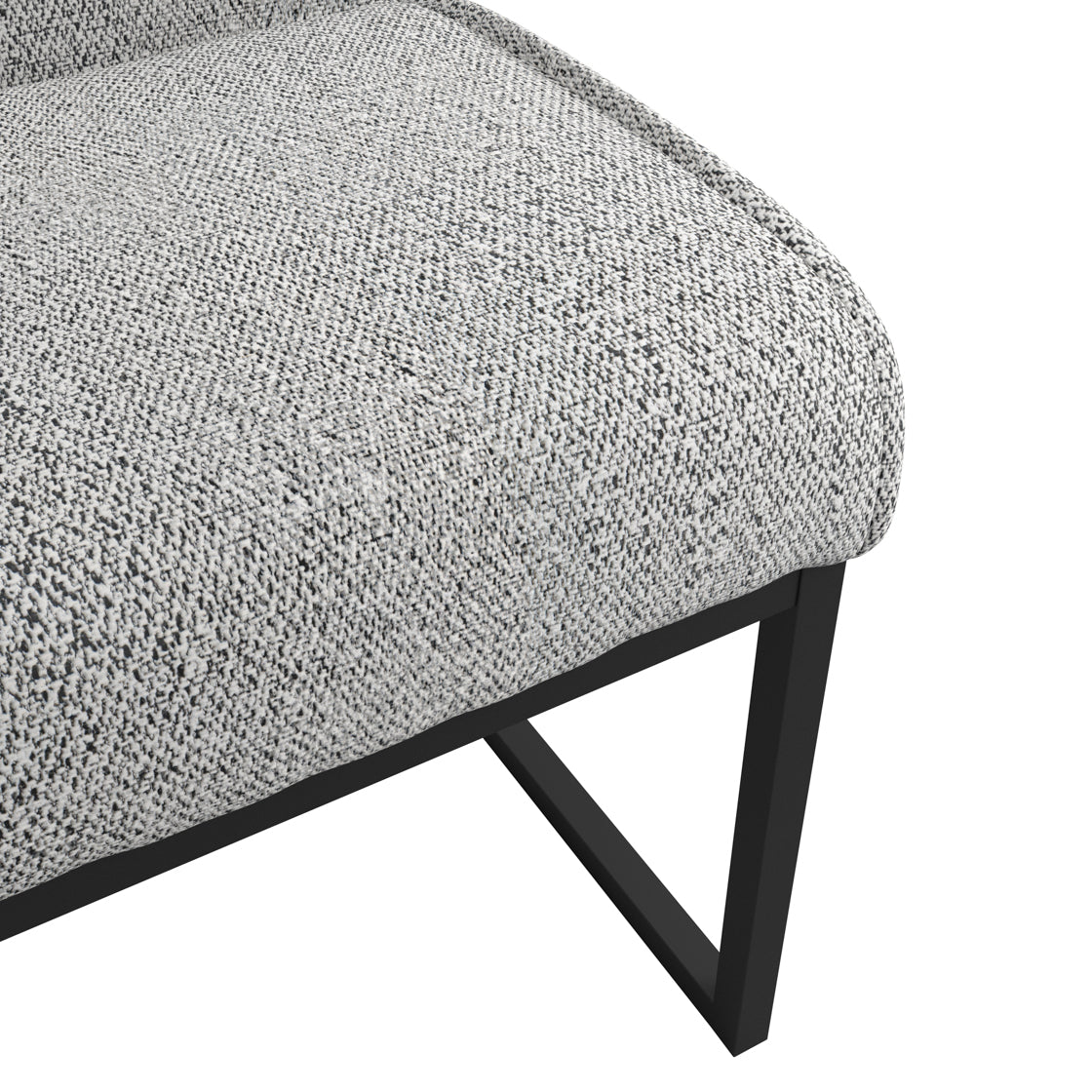 Cleaver Smoked Pearl and Black Dining Chairs (Set Of 2)