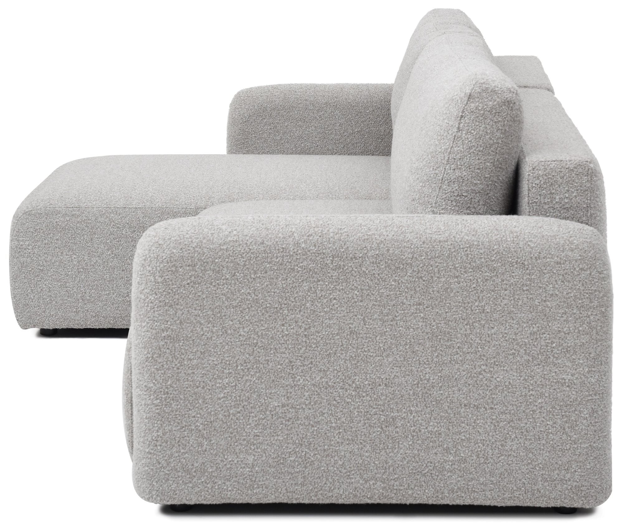 Mars Natural soft Boucle Cloud Corner Sofa Bed