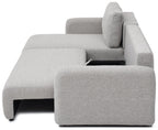 Mars Natural soft Boucle Cloud Corner Sofa Bed