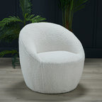 Cocoon White Shearling Chair