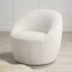 Cocoon White Shearling Chair