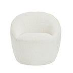 Cocoon White Shearling Chair