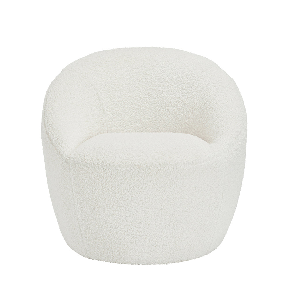 Cocoon White Shearling Chair