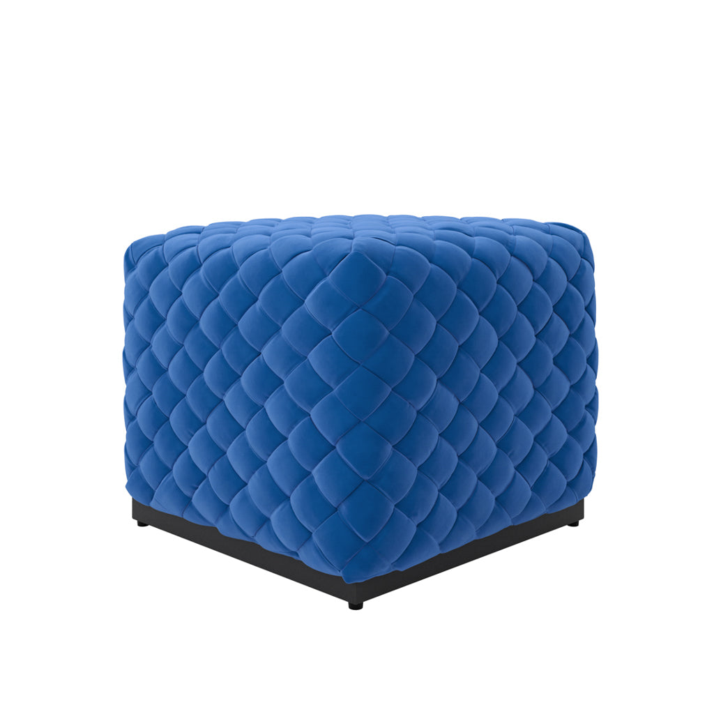 Colline Small Cobalt Pouffe