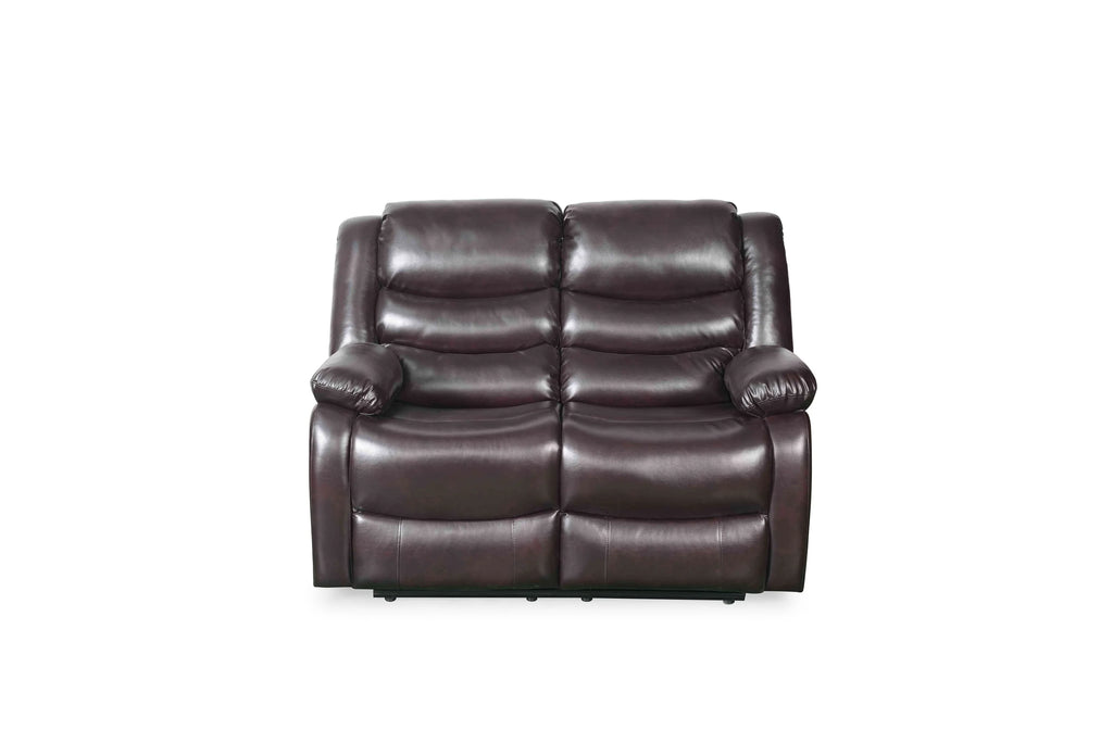 Conrad Manual Recliner Sofa Brown 2 Seater