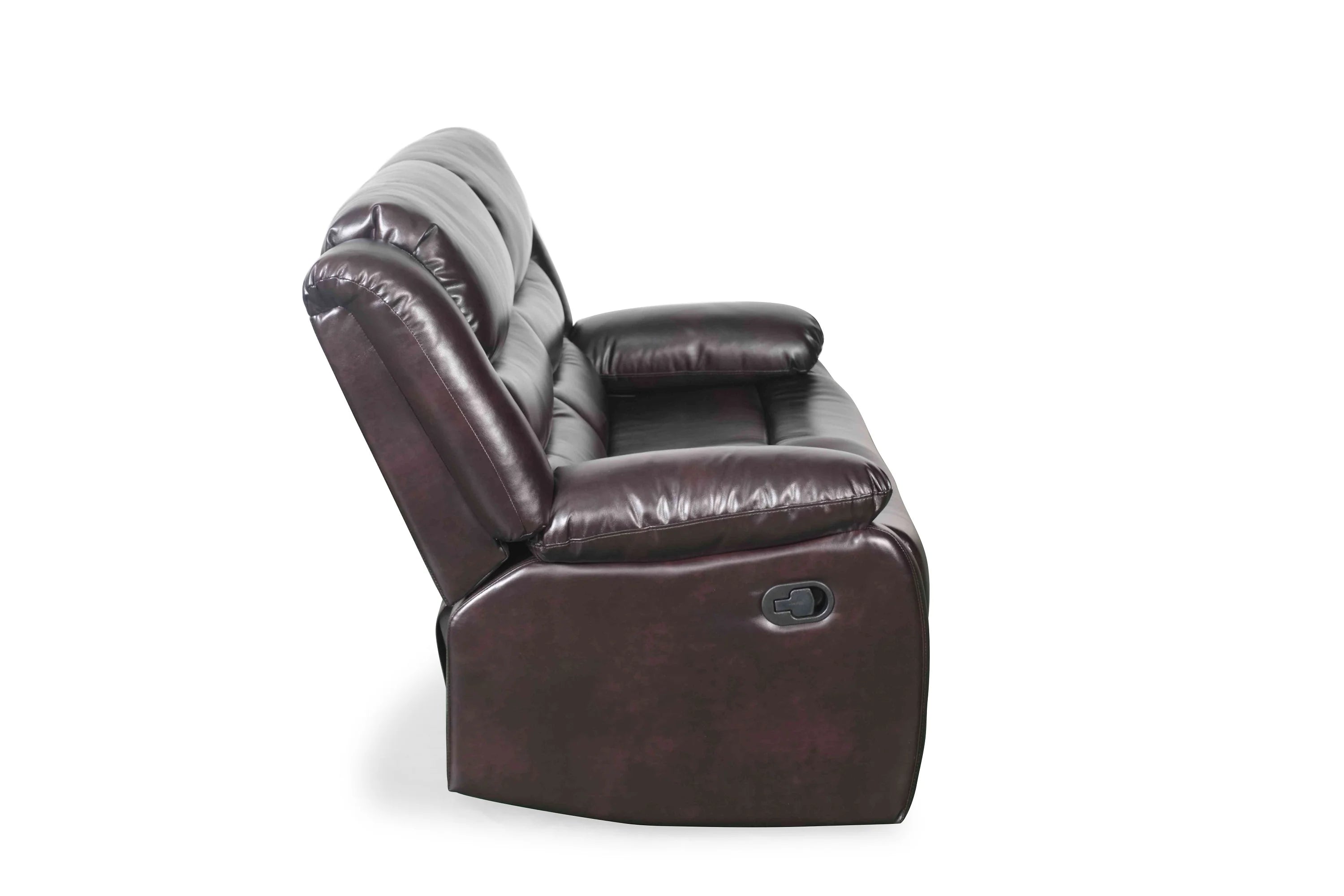 Conrad Manual Recliner Sofa Brown 2 Seater