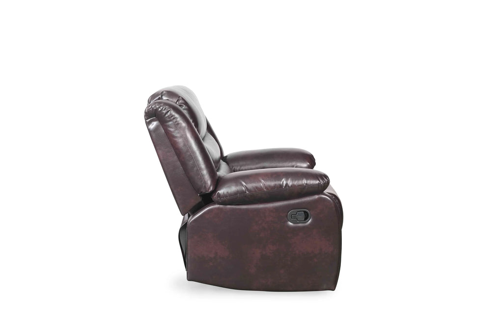 Conrad Manual Recliner Sofa Brown Armchair