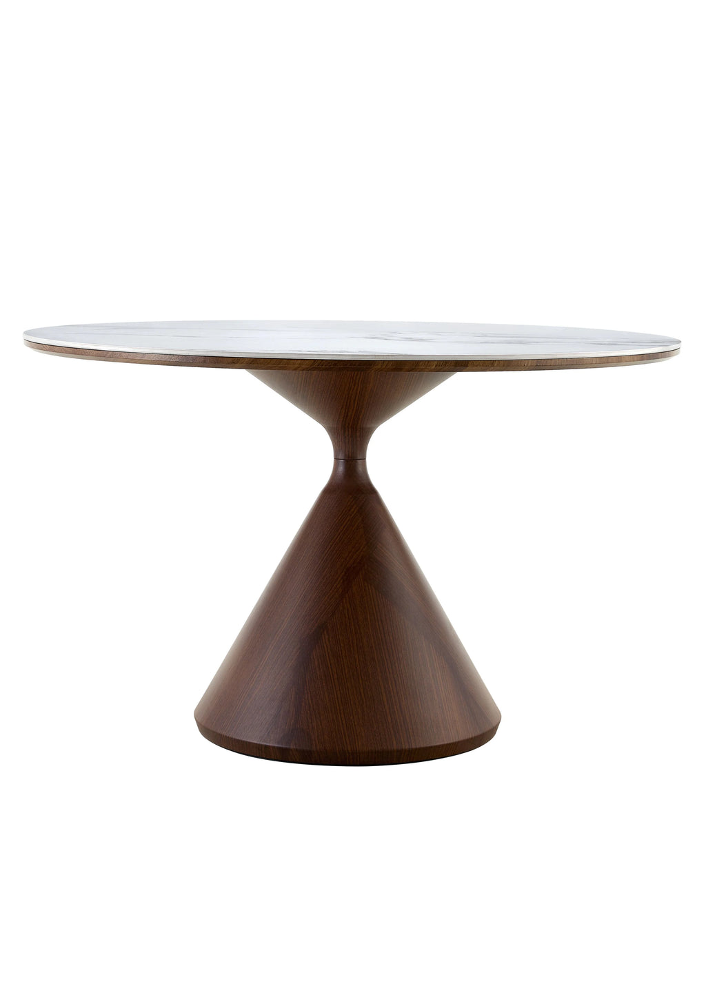 Corteo Table Walnut & White Sunset Cloud Vein