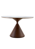 Corteo Table Walnut & White Sunset Cloud Vein