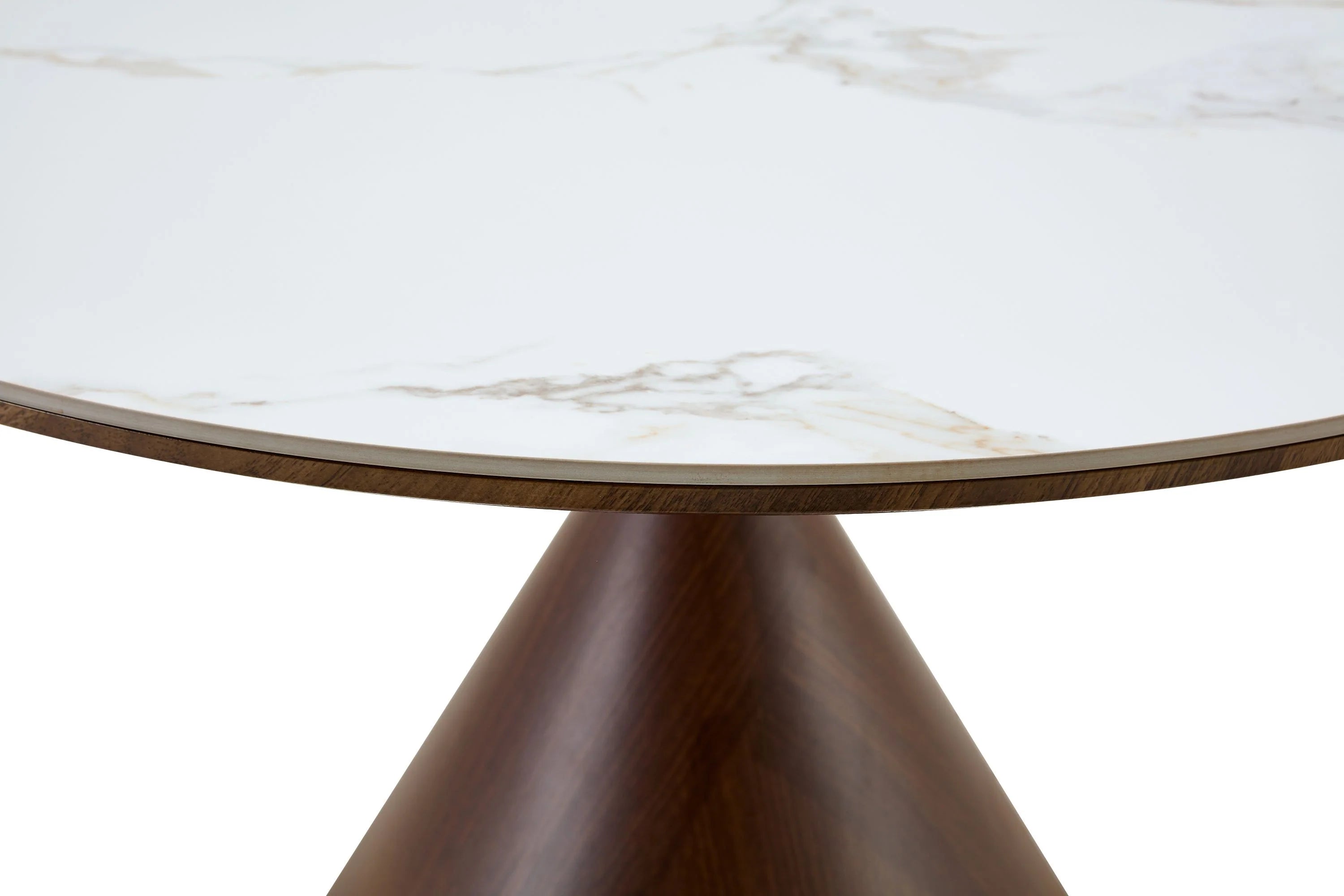Corteo Table Walnut & White Sunset Cloud Vein