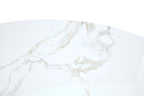 Corteo Table Walnut & White Sunset Cloud Vein