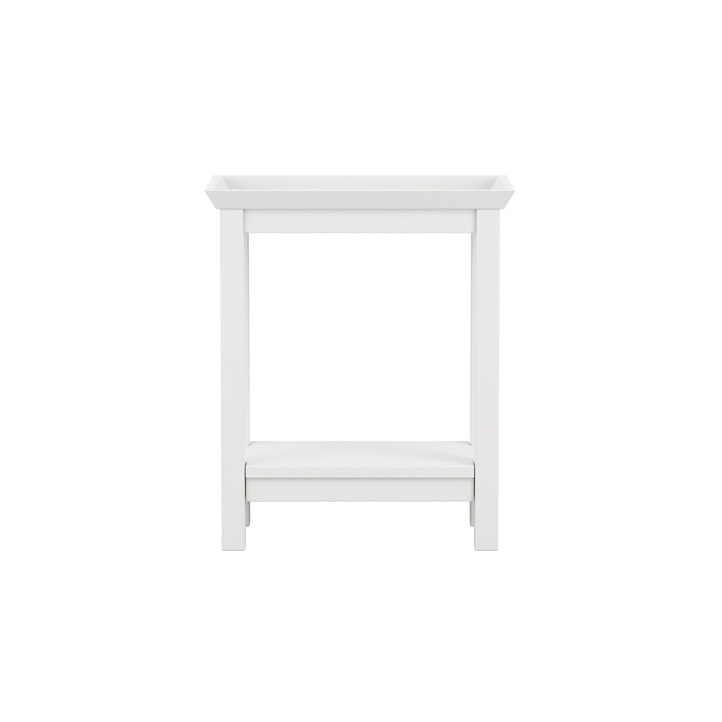 COTE WHITE SIDE TABLE
