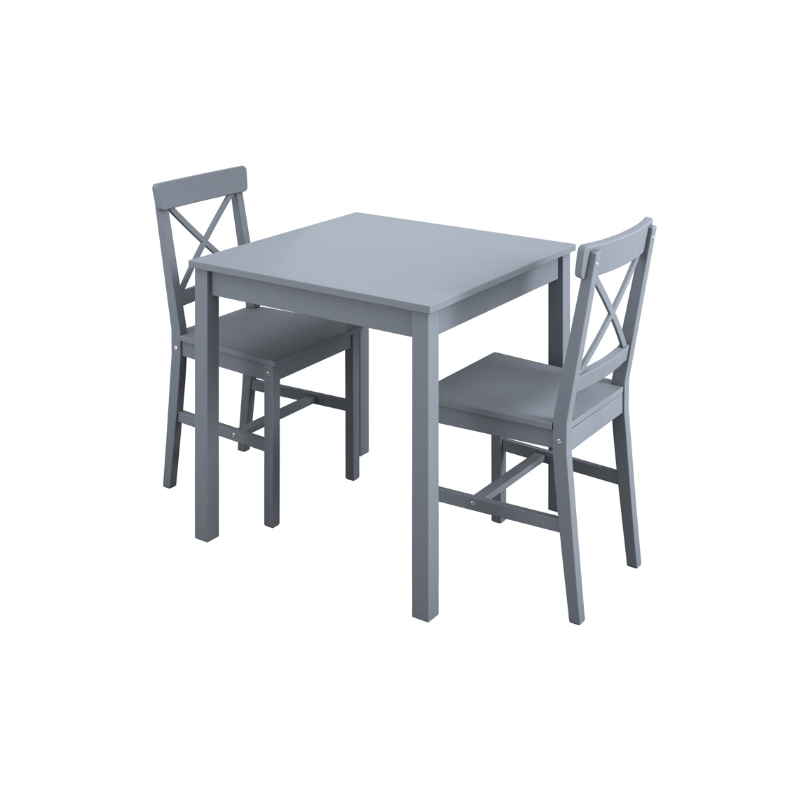CRAWFORD ANTHRACITE GREY 2 SEATER DINING TABLE