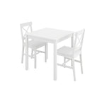 CRAWFORD WHITE 2 SEATER DINING TABLE