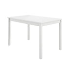 CRAWFORD WHITE 4 SEATER DINING TABLE
