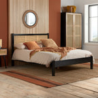 Croxley King Rattan Bed