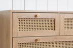 Croxley 7 Drawer Rattan Chest