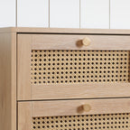 Croxley 7 Drawer Rattan Chest