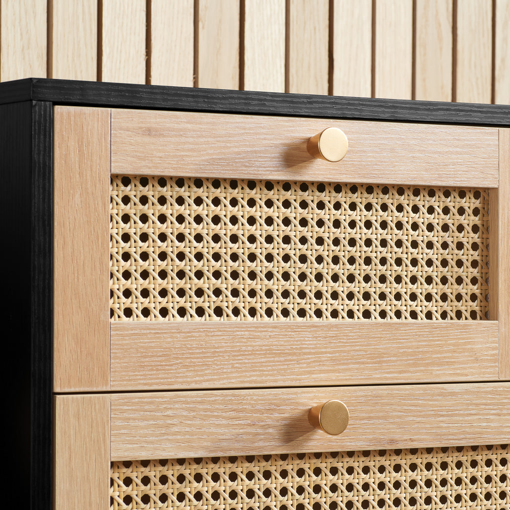 Croxley 7 Drawer Rattan Chest