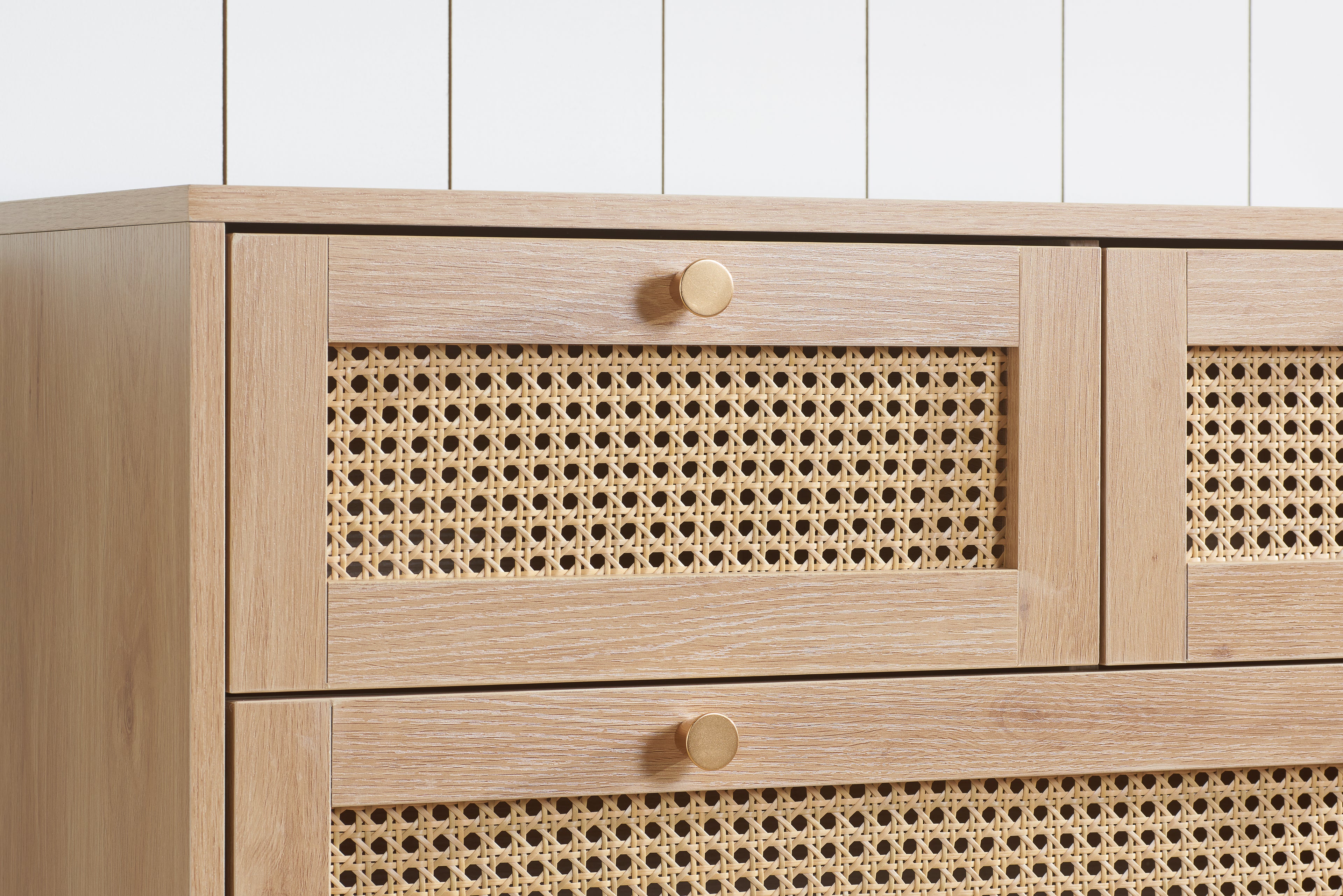 Croxley 5 Drawer Rattan Chest