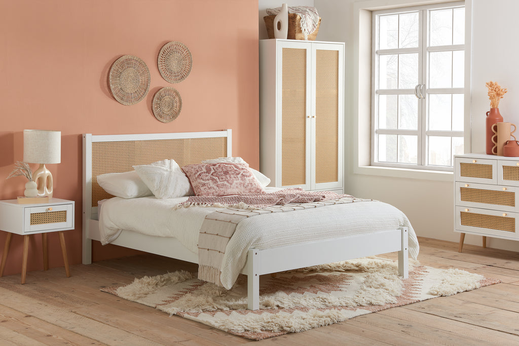 Croxley King Rattan Bed