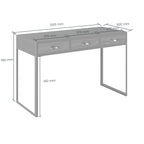 Rossie three Drawer Desk