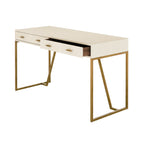 Raphia Desk Ivory Shagreen