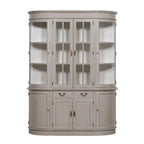 Large Grey Dresser Display Cabinet
