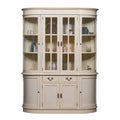 Large Vintage Cream Dresser Display Cabinet