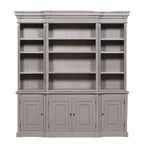 Distressed Bookcase Display Cabinet