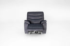 Toledo Steel Grey  Lay-Z-Boy Style Fabric Power Recliner Armchair