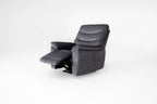 Toledo Steel Grey  Lay-Z-Boy Style Fabric Power Recliner Armchair
