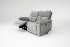 Klint Grez Lay-Z-Boy Style Fabric Power Recliner 3 Seater Sofa