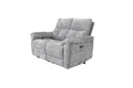 Klint Grez Lay-Z-Boy Style Fabric Power Recliner 2 Seater Sofa