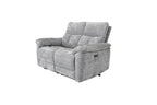 Klint Grez Lay-Z-Boy Style Fabric Power Recliner 2 Seater Sofa