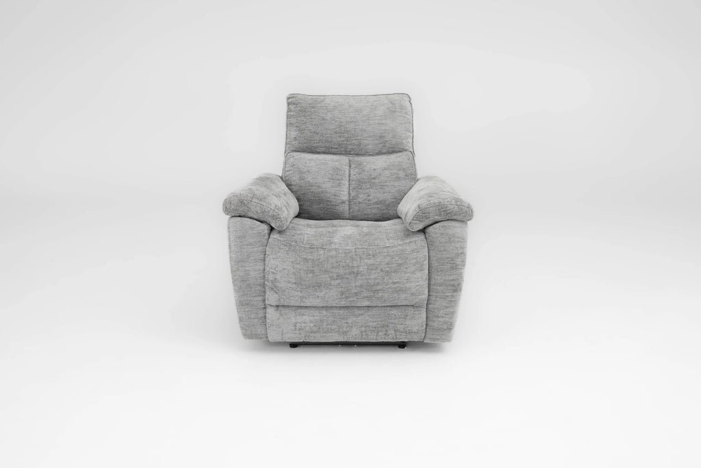 Klint Grez Lay-Z-Boy Style Fabric Power Recliner Armchair