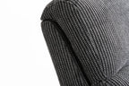 Cairo Black Lay-Z-Boy Style Fabric Power Recliner Chair